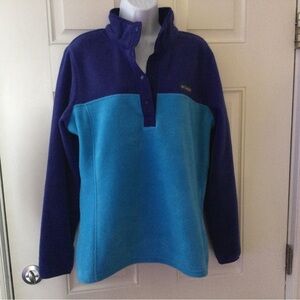 Columbia Women's Blue Fleece Pullover NWT Size M